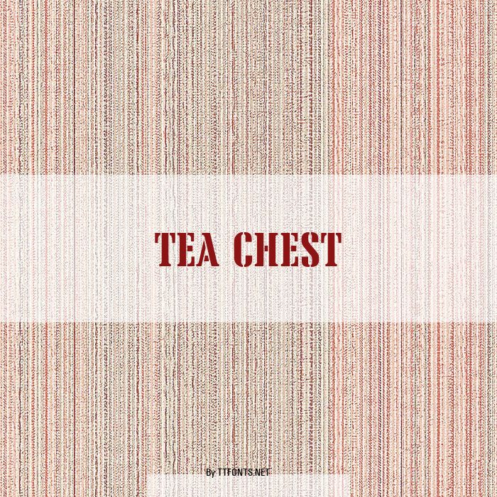Tea Chest example
